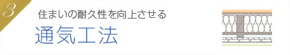 住まいの耐久性を向上させる通気工法